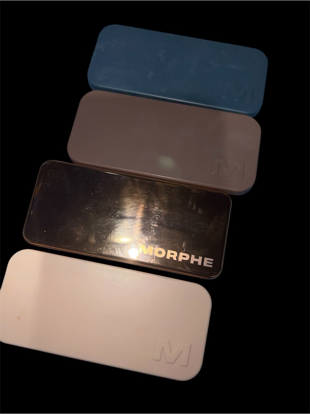 Morphe Brush & Accessory Case Set in Blue, Brown, Black, White